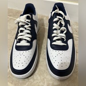 Nike Court Vision Low Men’s in the Midnight Navy/ White Color (Size 12).